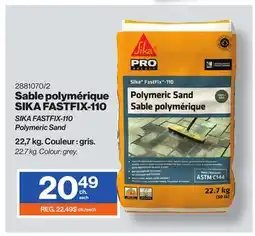 Patrick Morin SIKA FASTFIX-110 Polymeric Sand offer