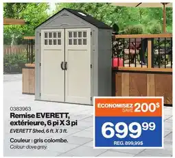 Patrick Morin EVERETT Shed, 6 ft. X 3 ft offer