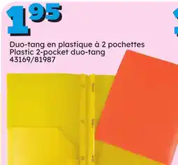 Rossy Plastic 2-pocket duo-tang offer