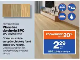 Patrick Morin SPC Vinyl Flooring offer