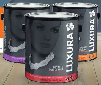 Canac Luxura Kitchen Bathroom Interior Latex Paint White & Colours 3.7L offer