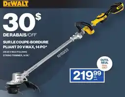 Patrick Morin 20 V MAX FOLDING STRING TRIMMER, 14 IN offer