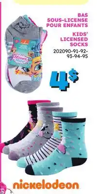 Rossy KIDS' LICENSED SOCKS offer