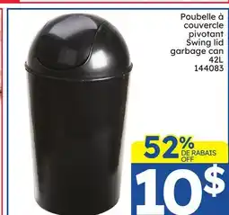 Rossy Swing lid garbage can offer
