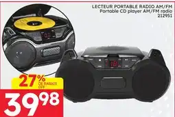 Rossy Portable CD player AM/FM radio offer