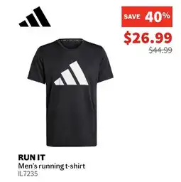 Sports Experts ADIDAS - Run It - Men's running t-shirt offer