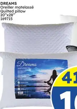 Rossy DREAMS Quilted pillow offer