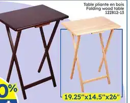 Rossy Folding wood table offer