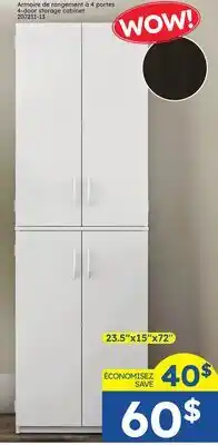 Rossy 4-door storage cabinet offer