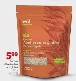 Avril Avril Selectionne flocons d'avoine bio sans gluten offer