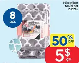 Rossy Microfiber towel set offer