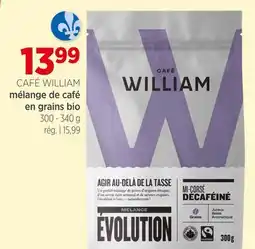 Avril mélange de café engrains bio offer