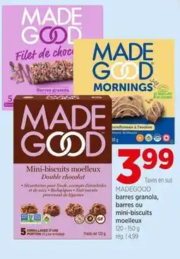 Avril Barres granola, barres ou mini biscuits moelleux offer