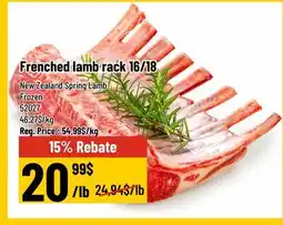 Mayrand Frozen Frenched Lamb Rack offer