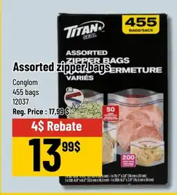 Mayrand Assorted zipper bags 455 un Conglom offer