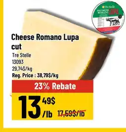 Mayrand Fromage romano 800 g Tre Stelle offer