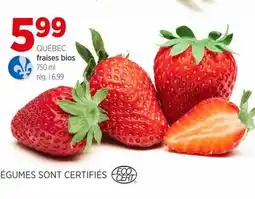 Avril fraises bios offer
