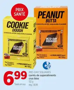 Avril carrés de superaliments crus bios offer