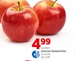 Avril pommes Paulared bios offer