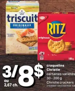 L'Intermarché CRAQUELINS | CRACKERS, 30 - 200 g offer