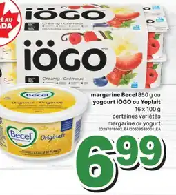 L'Intermarché MARGARINE, 850 G OU YOGOURT, 16 X 100 G | MARGARINE OR YOGURT offer