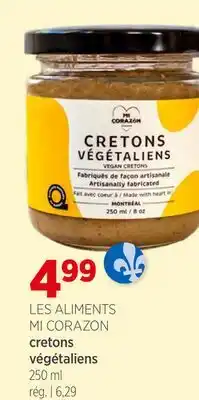 Avril Cretons végétaliens offer