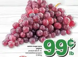 L'Intermarché RAISIN ROUGE SANS PÉPINS | RED SEEDLESS GRAPES offer