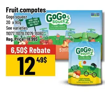 Mayrand Compote 20x90g Gogo squeez offer