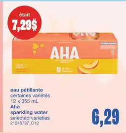 Wholesale Club EAU PÉTILLANTE, 12 x 355 mL offer