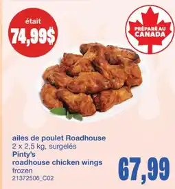 Wholesale Club AILES DE POULET ROADHOUSE, 2 X 2,5 KG offer