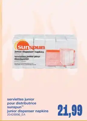Wholesale Club SERVIETTES JUNIOR POUR DISTRIBUTRICE offer