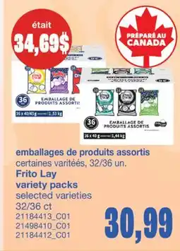 Wholesale Club EMBALLAGES DE PRODUITS ASSORTIS, , 32/36 UN offer