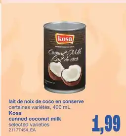 Wholesale Club LAIT DE NOIX DE COCO EN CONSERVE, 400 mL offer