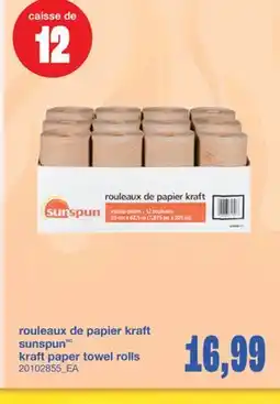 Wholesale Club ROULEAUX DE PAPIER KRAFT, CAISSE DE 12 offer