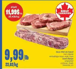 Wholesale Club FAUX-FILET DE BŒUF offer