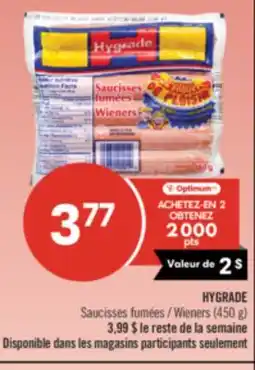 Pharmaprix HYGRADE Wieners offer
