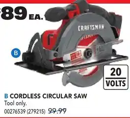 RONA CORDLESS CIRCULAR SAW offer