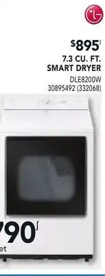 RONA LG 7.3 CU. FT. SMART DRYER offer