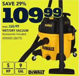 RONA WET/DRY VACUUM offer