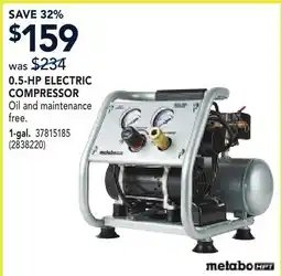 RONA 0.5-HP ELECTRIC COMPRESSOR 1-gal offer