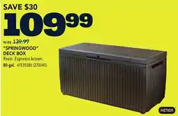 RONA SPRINGWOOD DECK BOX offer