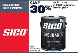RONA ALL sizes of SICO Endurance interior paint offer