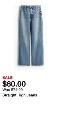 H&M Straight High Jeans offer