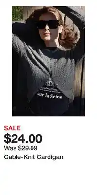 H&M Cable-Knit Cardigan offer