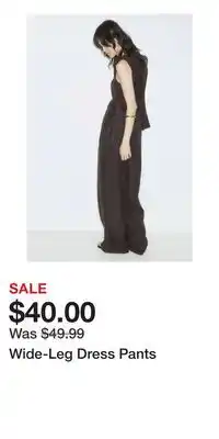 H&M Wide-Leg Dress Pants offer