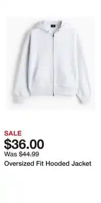H&M Oversized Fit Hooded Jacket offer