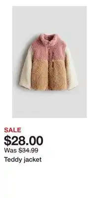 H&M Teddy jacket offer