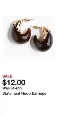 H&M Statement Hoop Earrings offer