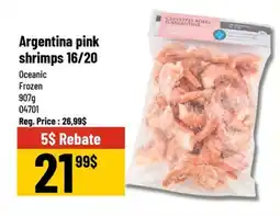 Mayrand Argentina pink shrimps 16/20 offer