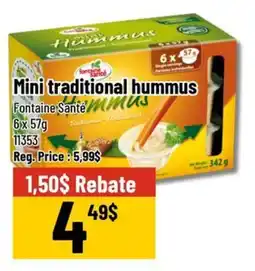 Mayrand Mini traditional hummus offer